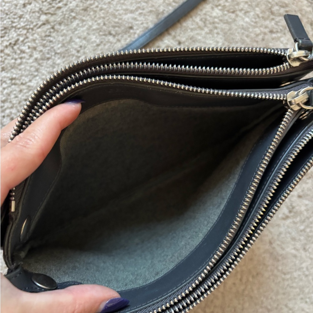 Celine Gray Leather Clutch Trio - Picture 5 of 12